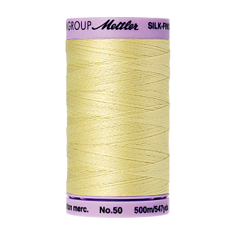 Silk-Finish Cotton 50, 500m - Lemon Frost FNr. 1412