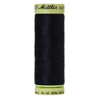 Silk-Finish Cotton 60, 200m - Darkest Blue FNr. 0821