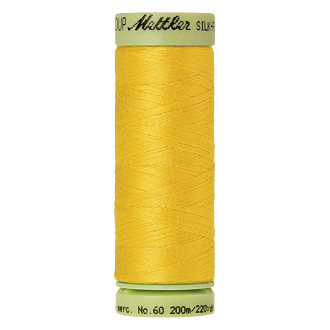 Silk-Finish Cotton 60, 200m - Vibrant Yellow FNr. 2263