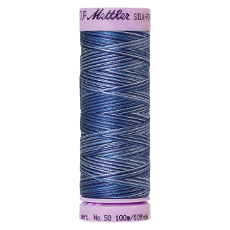 Silk-Finish Multi 50, 100m - Evening Blue  FNr. 9812