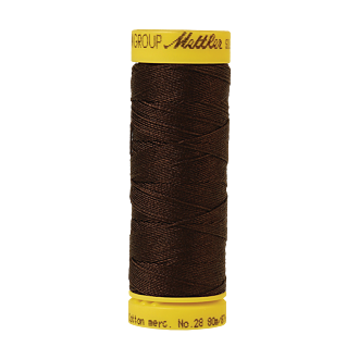 Silk-Finish Cotton 28, 80m - Very Dark Brown FNr. 1002