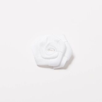 Grosgrain-Rose 3cm weiss