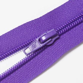 Teilbarer Nylon Reißverschluss, 6mm, violett