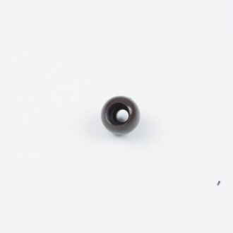 3mm Kordelende rund dunkelbraun