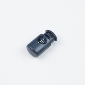 5mm Kordelstopper Zylinder dunkelblau