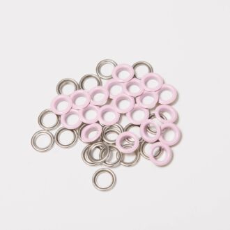 BabySnap Ösen mit Scheiben 11mm rosa