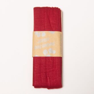 20mm Jersey-Schrägband rubinrot (3 Meter)