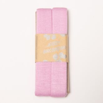 20mm Jersey-Schrägband rosa (3 Meter)