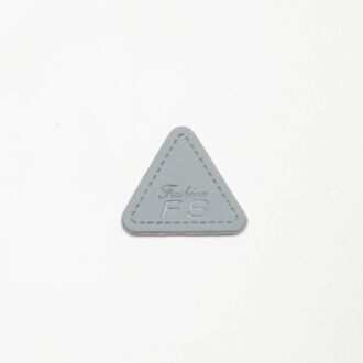 25mm Dreieck Aufnäher/Nahtwahrung grau