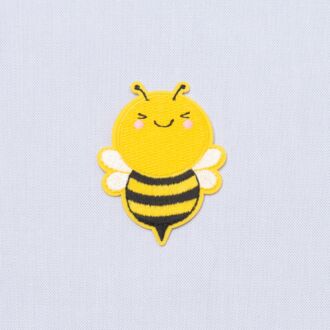 Aufbügler Happy Biene 