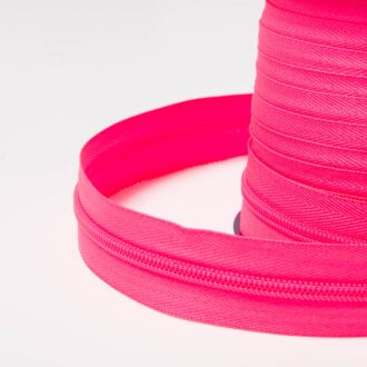 5mm Endlos-Reißverschluss neon pink