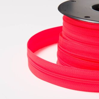 3mm Endlos-Reißverschluss neon rot