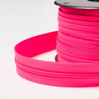 3mm Endlos-Reißverschluss neon pink