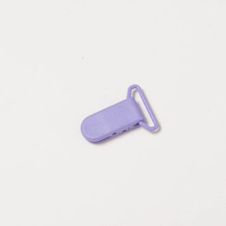 Schnuller Clip Kunststoff violett