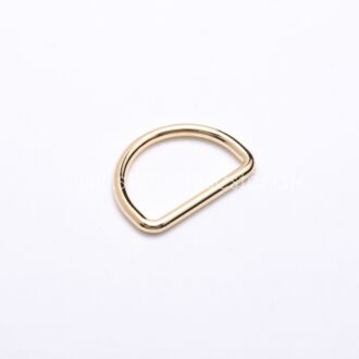 25mm D-Ring gold 