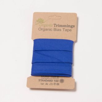 5m Bio-Baumwoll-Schrägband royalblau