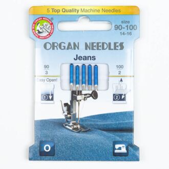 Organ Jeans Nadeln Sortiment, 130/705H, Eco Pack