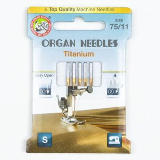 Organ Titanium Nadeln 75, 130/705H, Eco Pack