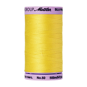 Silk-Finish Cotton 50, 500m - Lemon Zest FNr. 3507