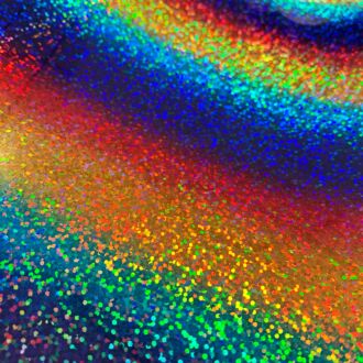 Flexfolie Holo-Konfetti Regenbogen - 20x30cm