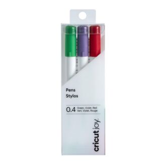 Cricut Joy Fine Point Pens (0,4mm) rot/grün/violett