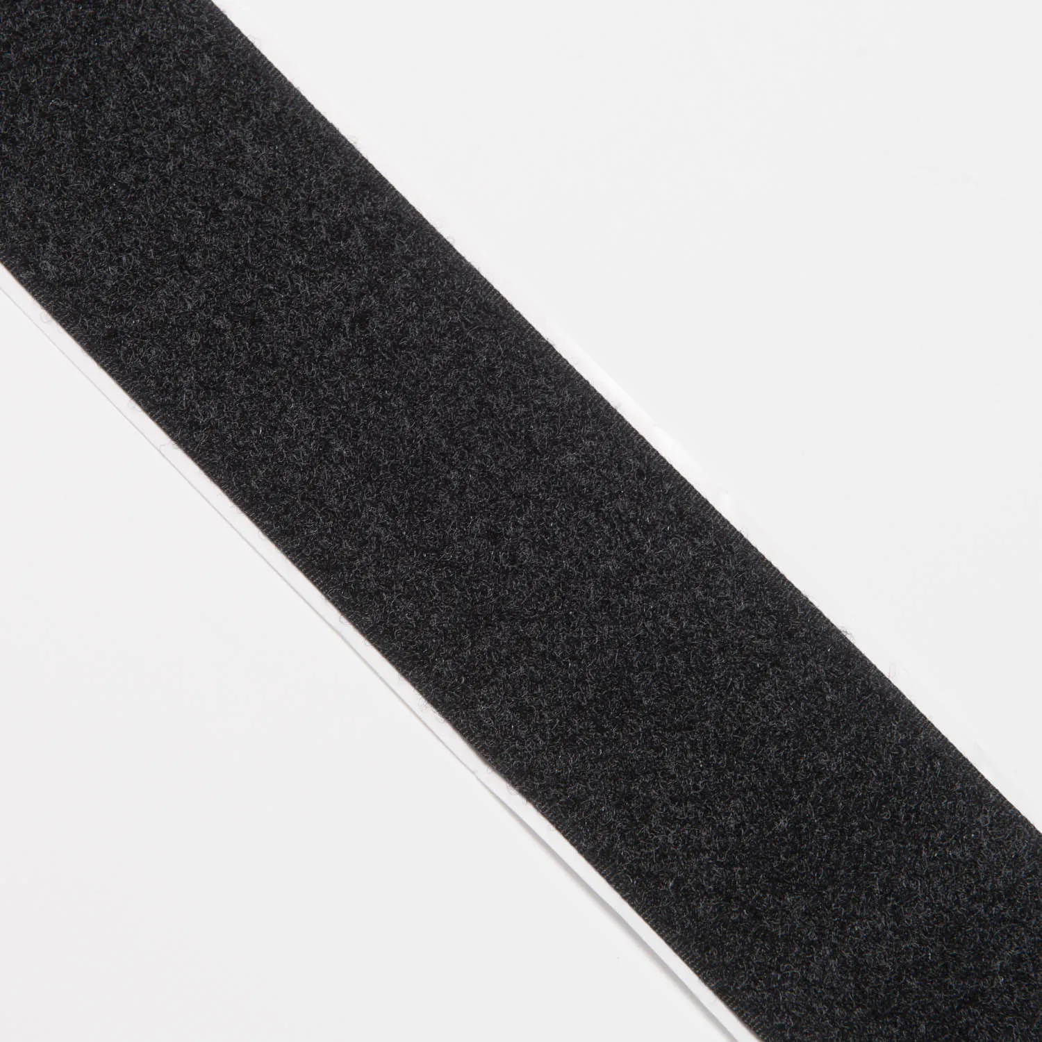 50mm Endlos-Klettverschluss selbstklebend Flauschband schwarz